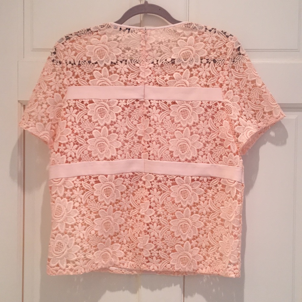 Rebecca Minkoff Lace Blouse Top - Picture 5 of 5